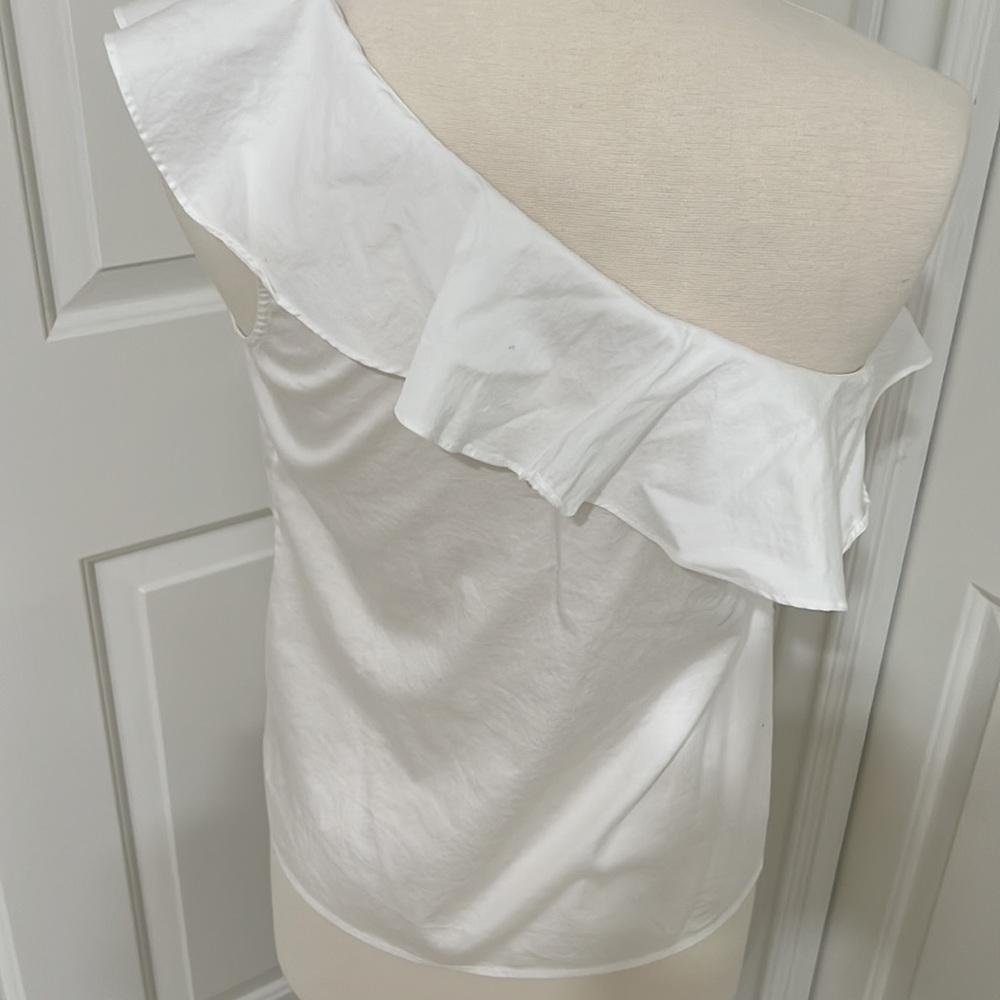 AG one shoulder ruffle top - Picture 3 of 5